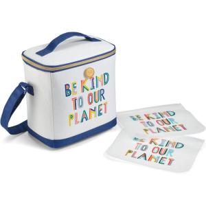 imageFit ampamp Fresh Dinosaur Insulated Lunch Box BPAFree Leakproof Water Resistant Large Capacity Thermal Insulation Reusable Snack Bags Durable PolyesterBe Kind