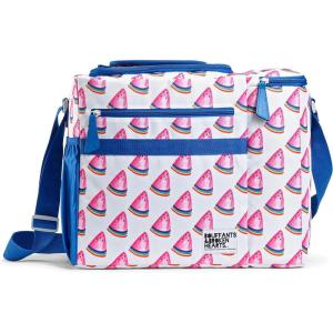 imageFit ampamp Fresh Foundry Soft Cooler Bag Insulated Leak Proof and Wine Carrier Bag 24 Can Large Soft Sided Cooler Bag for Men and Women 2 Bottle Wine Holder Tote Bag for Travel Beach and Picnic BagWatermelon