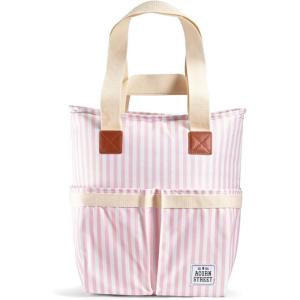 imageFit ampamp Fresh Foundry Wine Carrier Bag ampamp Soft Cooler Bag Insulated Leak Proof Large Soft Sided Cooler Bag 6 Bottle Wine Bag With Removable Divider For Beach Picnics and Travel CamoBlush Vineyard Stripe