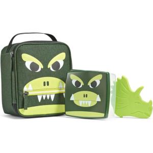 imageFit ampamp Fresh Insulated Lunch Box For Kids Boys ampamp Girls Lunch Bag For Kids With Matching Lunch Container And Ice Pack School Lunch Box Pinapple KitDinosaur