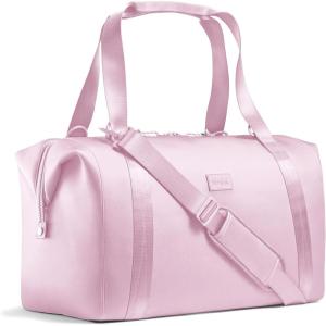 imageFit ampamp Fresh Premium Neoprene Weekender Bag With Trolley Sleeve  Large Overnight Carryon Duffel Gym and Hospital Bag for Labor ampamp DeliveryBallet Pink