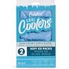 imageCool Coolers by Fit ampamp Fresh 2 Pack XL Soft Ice Packs for Cooler Flexible Stretch Nylon Lunch Box Ice Packs Large Reusable Freezer Packs Cornflower BlueCornflower Blue