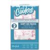 imageFit ampamp Fresh Cool Coolers 2 Pack Soft Ice for Lunch Bags Flexible Stretch Nylon Durable Reusable Lunch Box Ice Packs Soft Ice Reusable Freezer Packs Lunch Ice Easy to Clean Pink BowsPink Bows