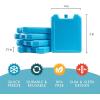 imageFit ampamp Fresh Cool Coolers 5 Pack Days of the Week Ice Blocks Compact ampamp Reusable Ice Packs for Lunch Boxes ampamp Coolers Blue