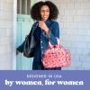 imageFit ampamp Fresh Cromwell Drawstring Lunch Bag for Women Complete Lunch Set with 2 Containers StainResistant LeakResistant Back to School Essential Teacher Lunchbox Black CheetahPink Strawberries
