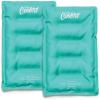 imageCool Coolers by Fit ampamp Fresh 2 Pack XL Soft Ice Packs for Cooler Flexible Stretch Nylon Lunch Box Ice Packs Large Reusable Freezer Packs Cornflower BlueTeal