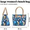 imageFit ampamp Fresh Insulated Lunch Box For Women Leakproof ampamp StainResistant With Container Zipper Two Exterior Pockets  Summerton Lunch Bag Silo NavyBotantical Silo Navy
