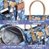 imageFit ampamp Fresh Insulated Lunch Box For Women Leakproof ampamp StainResistant With Container Zipper Two Exterior Pockets  Summerton Lunch Bag Silo NavyBotantical Silo Navy