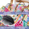 imageFit ampamp Fresh Lunch Bag For Women Insulated Womens Lunch Bag For Work Leakproof ampamp StainResistant Large Lunch Box For Women With Bottle Pocket Long Straps Zipper Closure Laketown Bag Black CheetahFruit