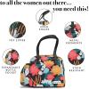imageFit ampamp Fresh Lunch Bag For Women Insulated Womens Lunch Bag For Work Leakproof ampamp StainResistant Large Lunch Box For Women With Bottle Pocket Long Straps Zipper Closure Laketown Bag Black CheetahCoral Azaleas