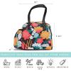 imageFit ampamp Fresh Lunch Bag For Women Insulated Womens Lunch Bag For Work Leakproof ampamp StainResistant Large Lunch Box For Women With Bottle Pocket Long Straps Zipper Closure Laketown Bag Black CheetahCoral Azaleas
