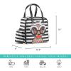 imageFit ampamp Fresh Lunch Bag For Women Insulated Womens Lunch Bag For Work Leakproof ampamp StainResistant Large Lunch Box For Women With Containers Tumbler and Ice Pack Zipper Closure Wichita Bag PalmBW Glam Cat