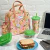 imageFit ampamp Fresh Lunch Bag For Women Insulated Womens Lunch Bag For Work Leakproof ampamp StainResistant Large Lunch Box For Women With Containers Tumbler and Ice Pack Zipper Closure Wichita Bag PalmGroovy Floral