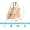 imageFit ampamp Fresh Lunch Bag For Women Insulated Womens Lunch Bag For Work Leakproof ampamp StainResistant Large Lunch Box For Women With Containers Tumbler and Ice Pack Zipper Closure Wichita Bag PalmGroovy Floral