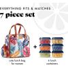 imageFit ampamp Fresh Lunch Bag For Women Insulated Womens Lunch Bag For Work Leakproof ampamp StainResistant Large Lunch Box For Women With Containers Tumbler and Ice Pack Zipper Closure Wichita Bag PalmSilver