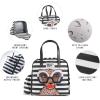 imageFit ampamp Fresh Lunch Bag For Women Insulated Womens Lunch Bag For Work Leakproof ampamp StainResistant Large Lunch Box For Women With Containers Tumbler and Ice Pack Zipper Closure Wichita Bag PalmBW Glam Cat