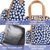 imageFit ampamp Fresh Lunch Bag For Women Insulated Womens Lunch Bag For Work Leakproof ampamp StainResistant Large Lunch Box For Women With Containers Tumbler and Ice Pack Zipper Closure Wichita Bag PalmNavy