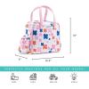 imageFit ampamp Fresh Lunch Bag For Women Insulated Womens Lunch Bag For Work Leakproof ampamp StainResistant Large Lunch Box For Women With Containers Tumbler and Ice Pack Zipper Closure Wichita Bag PalmX Marks the Spot