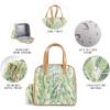 imageFit ampamp Fresh Lunch Bag For Women Insulated Womens Lunch Bag For Work Leakproof ampamp StainResistant Large Lunch Box For Women With Containers Tumbler and Ice Pack Zipper Closure Wichita Bag PalmPalm Leaves