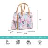 imageFit ampamp Fresh Lunch Bag For Women Insulated Womens Lunch Bag For Work Leakproof ampamp StainResistant Large Lunch Box For Women With Containers Tumbler and Ice Pack Zipper Closure Wichita Bag PalmColorful Palm