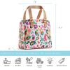 imageFit ampamp Fresh Lunch Bag For Women Insulated Womens Lunch Bag For Work Leakproof ampamp StainResistant Large Lunch Box For Women With Containers Zipper Closure Minneola Bag Brush StrokesBlush Leopard