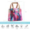 imageFit ampamp Fresh Lunch Bag For Women Insulated Womens Lunch Bag For Work Leakproof ampamp StainResistant Large Lunch Box For Women With Containers Zipper Closure Minneola Bag Brush StrokesBrush Strokes