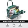 imageFit ampamp Fresh Lyon Luxe Lunch Bag For Women Insulated Womens Lunch Bag For Work Leakproof ampamp StainResistant Large Lunch Box For Women Faux Croc Leather BlackGreen