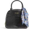 imageFit ampamp Fresh Lyon Luxe Lunch Bag For Women Insulated Womens Lunch Bag For Work Leakproof ampamp StainResistant Large Lunch Box For Women Faux Croc Leather BlackLyon Black