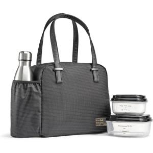 imageFit ampamp Fresh Lunch Bag For Women Insulated Womens Lunch Bag For Work Leakproof ampamp StainResistant Large Lunch Box For Women With Bottle Pocket Long Straps Zipper Closure Laketown Bag Black CheetahBlack
