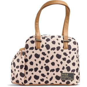 imageFit ampamp Fresh Lunch Bag For Women Insulated Womens Lunch Bag For Work Leakproof ampamp StainResistant Large Lunch Box For Women With Bottle Pocket Long Straps Zipper Closure Laketown Bag Black CheetahCheetah Tan