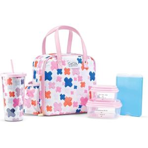 imageFit ampamp Fresh Lunch Bag For Women Insulated Womens Lunch Bag For Work Leakproof ampamp StainResistant Large Lunch Box For Women With Containers Tumbler and Ice Pack Zipper Closure Wichita Bag PalmX Marks the Spot