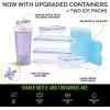 imageFit ampamp Fresh BREE Meal Prep Lunch Box With Containers Ice Pack and Shaker Bottle For Men and Women 6pc Meal Prep Kit Lunch Bag With Containers Included BlackPurple