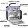 imageFit ampamp Fresh BREE Meal Prep Lunch Box With Containers Ice Pack and Shaker Bottle For Men and Women 6pc Meal Prep Kit Lunch Bag With Containers Included BlackPurple