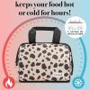 imageFit ampamp Fresh Charlotte Adult Insulated Lunch Bag with Carry Handles Navy Medallion BloomGraphic Cheetah