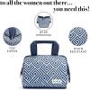 imageFit ampamp Fresh Charlotte Adult Insulated Lunch Bag with Carry Handles Navy Medallion BloomNavy Sketch Diamonds