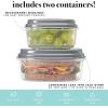 imageFit ampamp Fresh Cloverdale Adult Insulated Lunch Bag with Side Pouch ampamp Carry Handles Complete Lunch Kit Includes 2 Containers SnakeskinSnakeskin