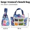 imageFit ampamp Fresh Lunch Bag For Women Insulated Womens Lunch Bag For Work Leakproof ampamp StainResistant Large Lunch Box For Women With Matching Tumbler Snap Closure Westport Bag FloralTabitha Floral