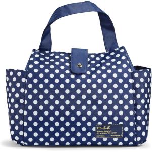 imageFit ampamp Fresh Lunch Bag For Women Insulated Womens Lunch Bag For Work Leakproof ampamp StainResistant Large Lunch Box For Women With Matching Tumbler Snap Closure Westport Bag FloralClassic Navy Dot