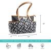 imageFit ampamp Fresh Navarto Adult Insulated Lunch Bag with Side Pouches ampamp Carry Handles Complete Lunch Kit Includes Matching Tumbler ampamp Container Navy LargeBlack