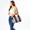 imageFit ampamp Fresh Sanibel Adult Insulated Lunch Bag with Side Pouch ampamp Carry Handles Complete Lunch Kit Includes 2 Containers Cheetah LargeCheetah