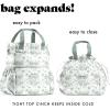 imageFit ampamp Fresh Cromwell Drawstring Lunch Bag for Women Complete Lunch Set with 2 Containers StainResistant LeakResistant Back to School Essential Teacher Lunchbox LemonsSage Floral Toile