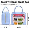imageFit ampamp Fresh Bloomington Lunch Bag for Women  Insulated Large Lunch Box for Work with Containers LeakResistant StainResistant Zipper Closure Mocha Feline FineRose Sardine Can