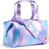 imageFit ampamp Fresh Junior Duffel Bag For Kids Premium NeopreneLike Material Small Duffle Dance ampamp Sports Bag WeekenderPink Purple