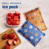 imageFit ampamp Fresh Cool Coolers 2 Pack Soft Ice for Lunch Bags Flexible Stretch Nylon Durable Reusable Lunch Box Ice Packs Soft Ice Reusable Freezer Packs Lunch Ice Easy to Clean Taupe CheckerboardSports