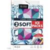 imageFit ampamp Fresh Cool Coolers 2 Pack Soft Ice for Lunch Bags Flexible Stretch Nylon Durable Reusable Lunch Box Ice Packs Soft Ice Reusable Freezer Packs Lunch Ice Easy to Clean Taupe CheckerboardBerry Geo and Navy