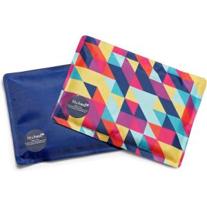 imageFit ampamp Fresh Cool Coolers 2 Pack Soft Ice for Lunch Bags Flexible Stretch Nylon Durable Reusable Lunch Box Ice Packs Soft Ice Reusable Freezer Packs Lunch Ice Easy to Clean Taupe CheckerboardMulti Prism Geo  Cobalt