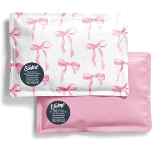 imageFit ampamp Fresh Cool Coolers 2 Pack Soft Ice for Lunch Bags Flexible Stretch Nylon Durable Reusable Lunch Box Ice Packs Soft Ice Reusable Freezer Packs Lunch Ice Easy to Clean Taupe CheckerboardPink Bows