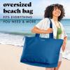 imageFit ampamp Fresh Large Beach Bag for Women  Extra Large Travel Tote With PocketsCobalt