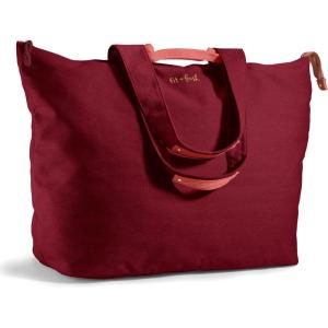 imageFit ampamp Fresh Large Beach Bag for Women  Extra Large Travel Tote With PocketsCranberry