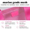 imageFit ampamp Fresh The Shore Thing Marine Grade Mesh Beach Bag with Pockets  Waterproof Sandproof Tote Bag Lightweight Foldable Tote Bag XL Travel Bag Beach Vacation Essentials Flamingo Pink